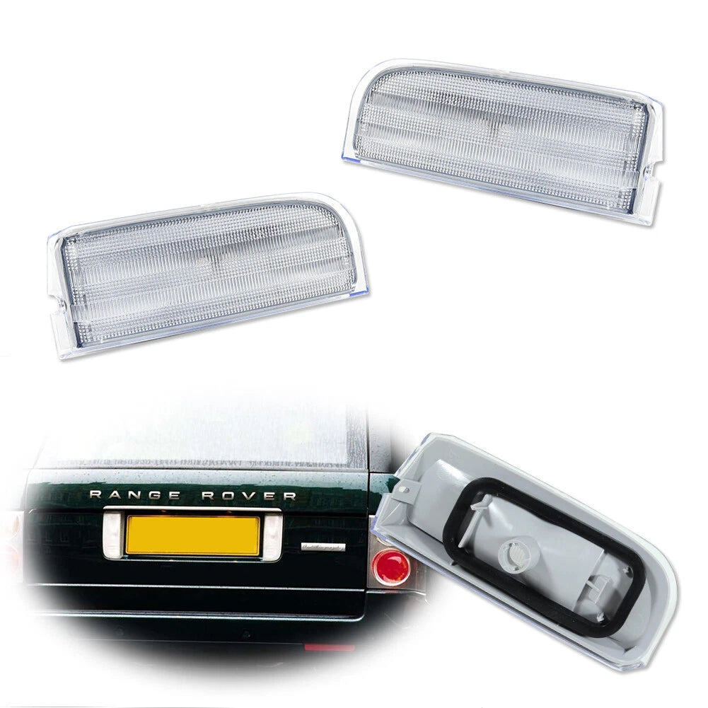 2X Tailgate Reverse Backup Lamps Clear Lens for Range Rover L322 (2003–2012)