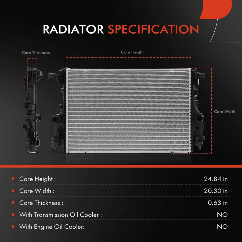Radiator for Mercedes-Benz CLA45 AMG (2020–2023)