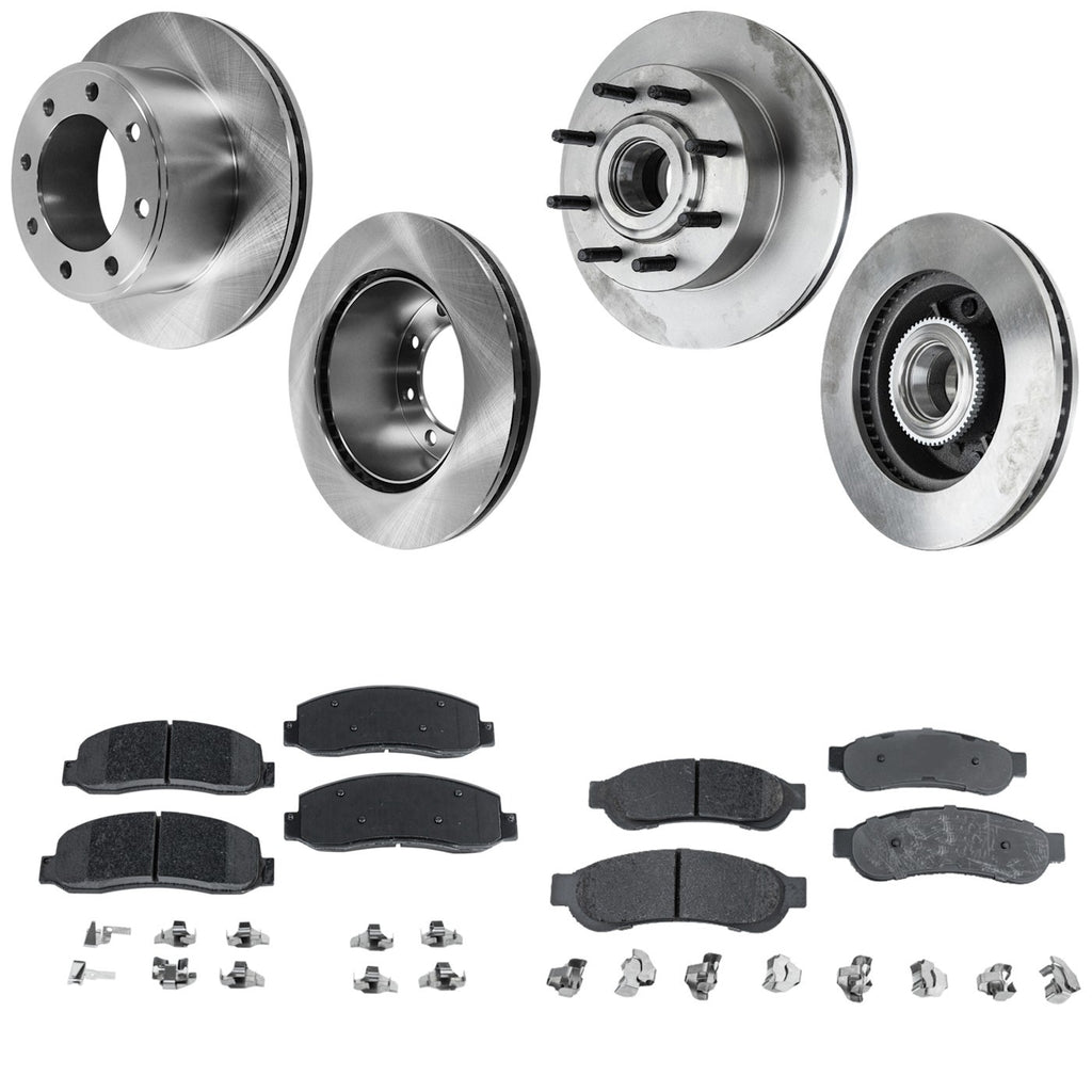 Brake Disc and Pad Kit for Ford F-250 F-350 Super Duty (2010)