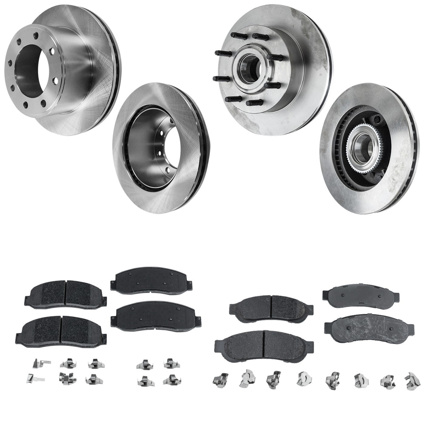 Brake Disc and Pad Kit for Ford F-250 F-350 Super Duty (2010)