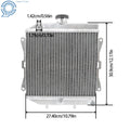 Radiator for Honda TRX 420 Rancher 420, Foreman 420 (2007–2014)