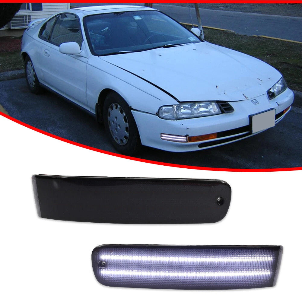 2X Smoke LED Outer Signal Lights for Honda Prelude (1992–1996)