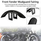 Front Fender Mudguard Fairing for Harley Sportster 883 1200 (1988–Present)