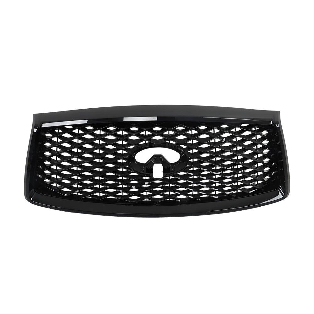 Gloss Black Front Upper Grille for Infiniti QX80 (2018–2021) 623106GW0A