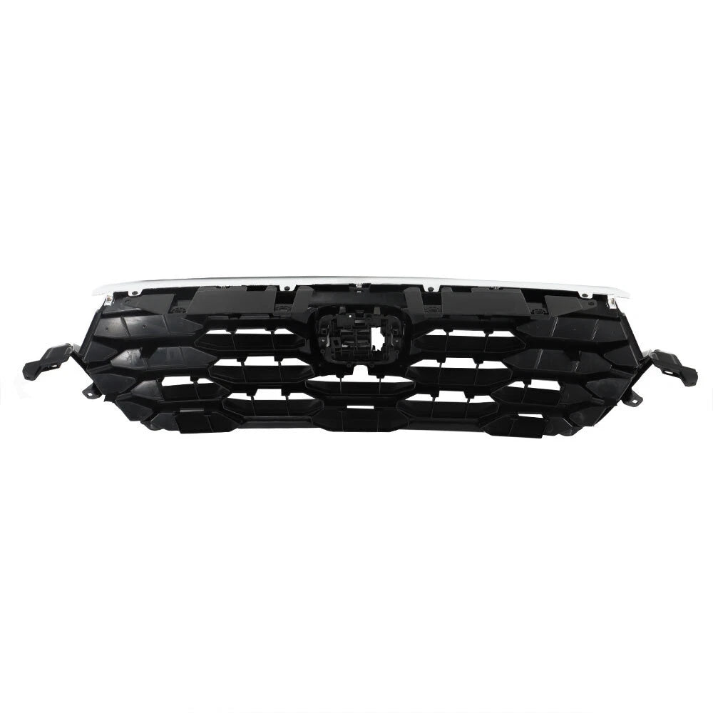 Front Upper Grille Assembly for Honda CR-V (2023–2024) Gloss Black Honeycomb