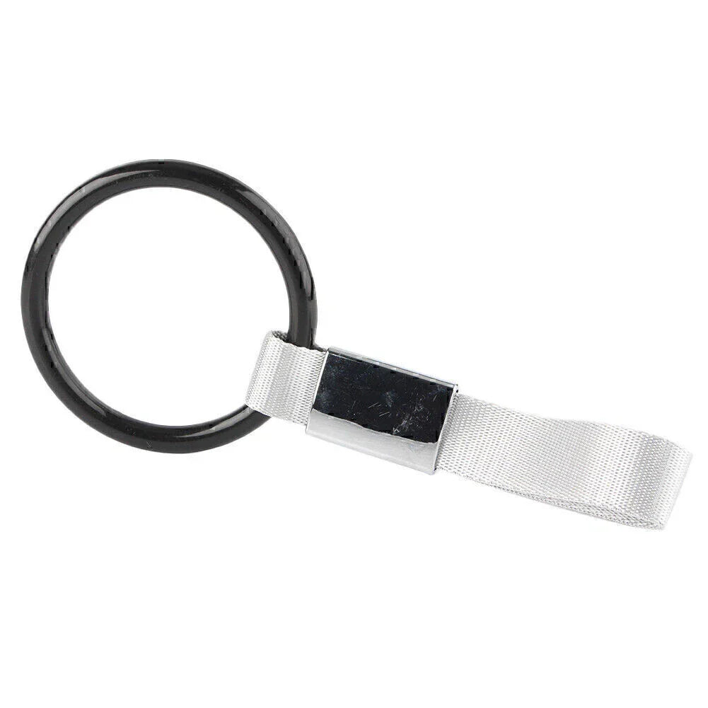 Tsurikawa Ring Handle Strap Charm for Subway Train Bus - Black