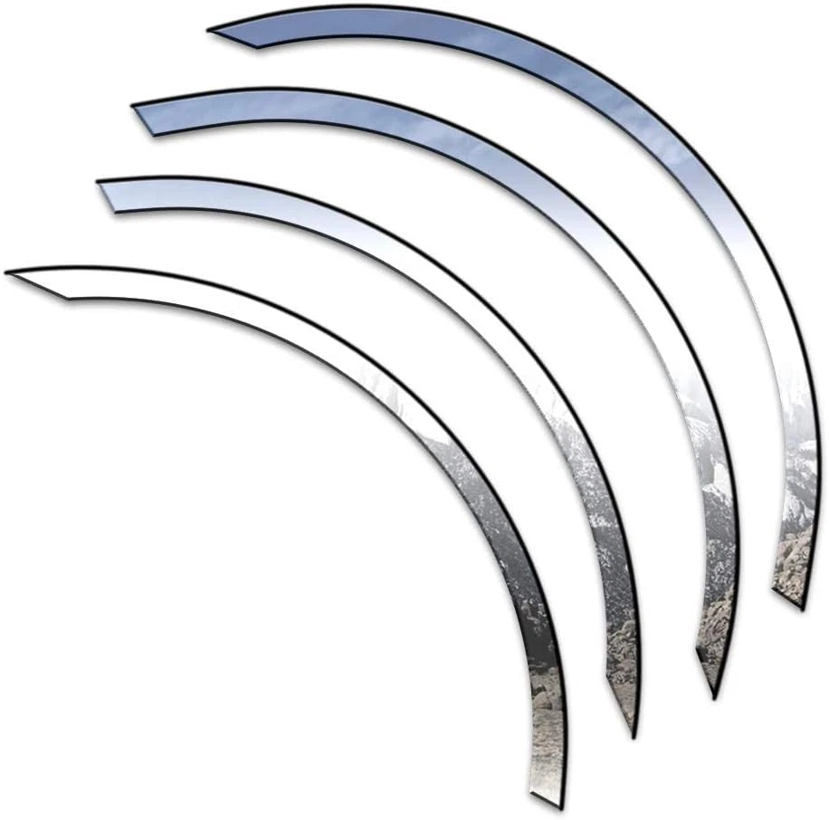 Chrome Stainless Fender Trim Set for Mercury Milan (2006–2009)