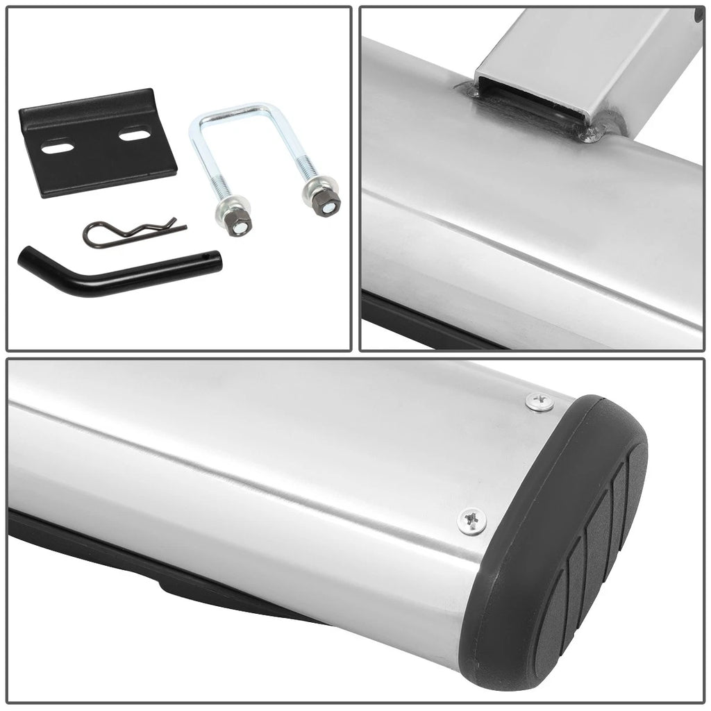 2" Receiver Rear Bumper Hitch Step Bar for Universal Fit (26" Wide)