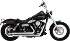 Vance & Hines Big Shots Chrome Exhaust for Harley Dyna Softail (2010–2017)