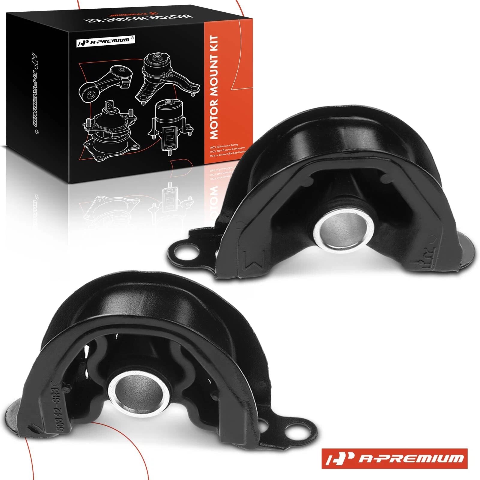 2X Front Engine Motor Mount for Honda CR-V (1997–2001) Civic del Sol
