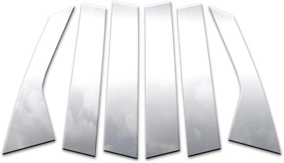 6pc. Luxury FX Pillar Post Trim for 2015-2023 Ford Edge - LUXFX3811