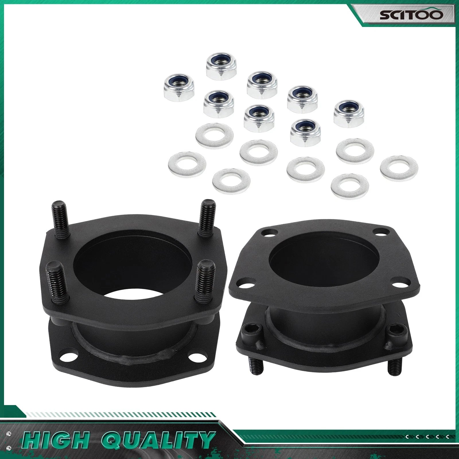 2X 2.5" Front Steel Leveling Kit for Jeep Commander Grand Cherokee (2006–2010)