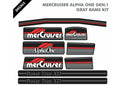 Complete Alpha One Gen One Sticker Set for Mercruiser