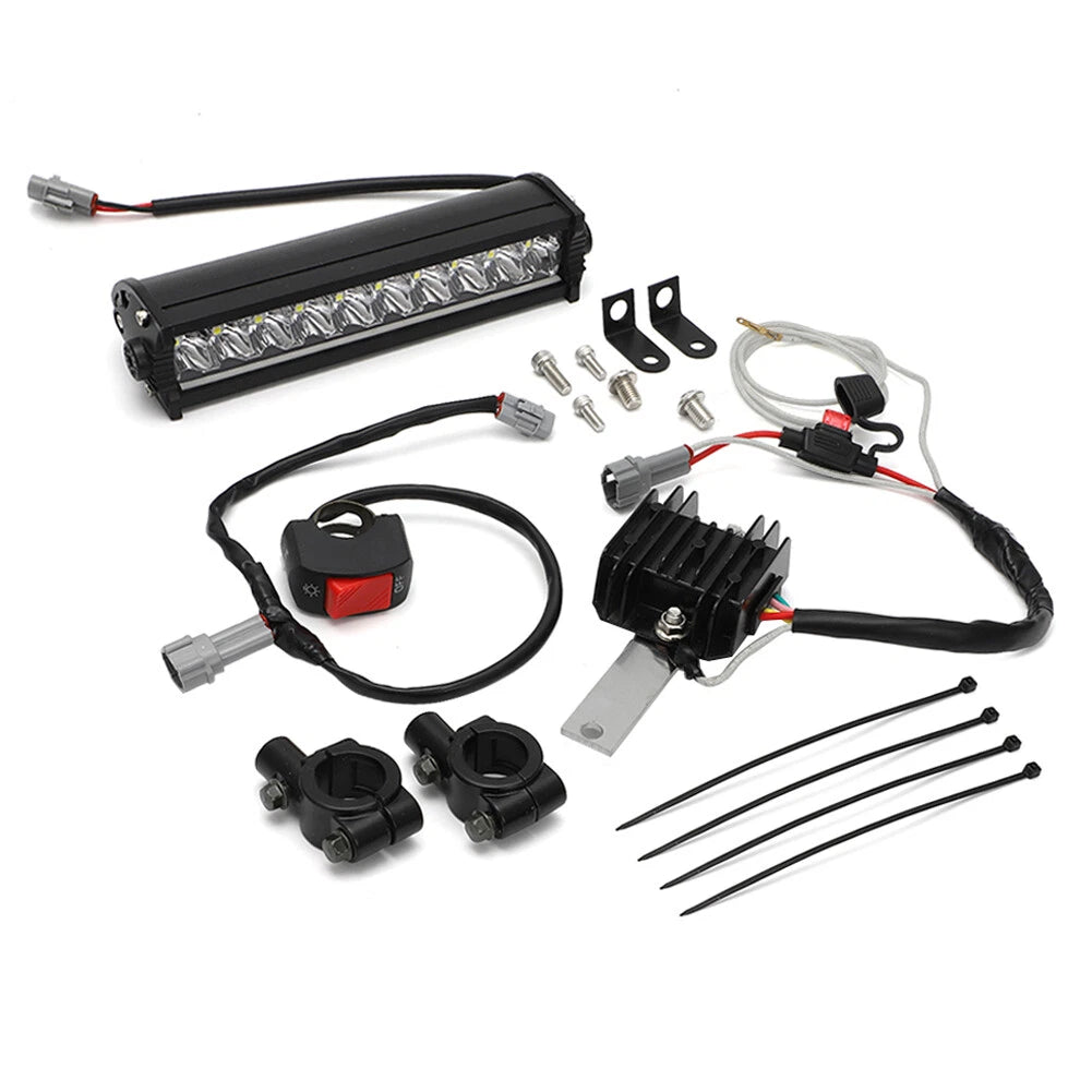 LED Light Bar Headlight Kit for Kawasaki KLX110 (2002–2009)