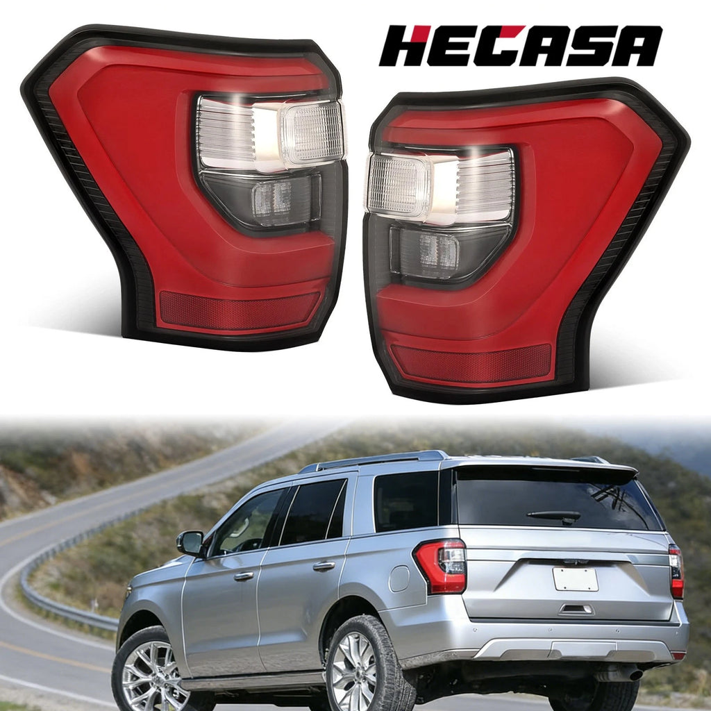 LED Tail Lights Rear Lamp Assembly for Ford Expedition (2018–2021) Left+Right
