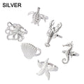 Napkin Rings with Marine Creatures for Table Decor