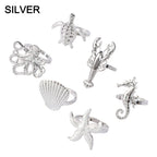 Napkin Rings with Marine Creatures for Table Decor