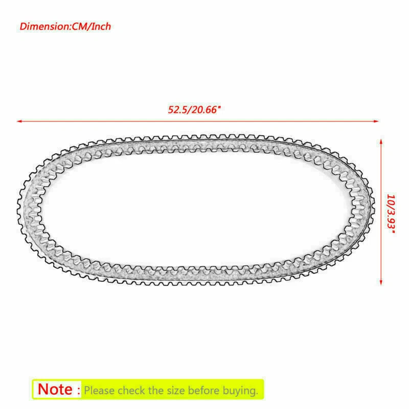 Drive Belt 1165mm x 35mm for Arctic Cat Wildcat 700 EFI (1992–1994)