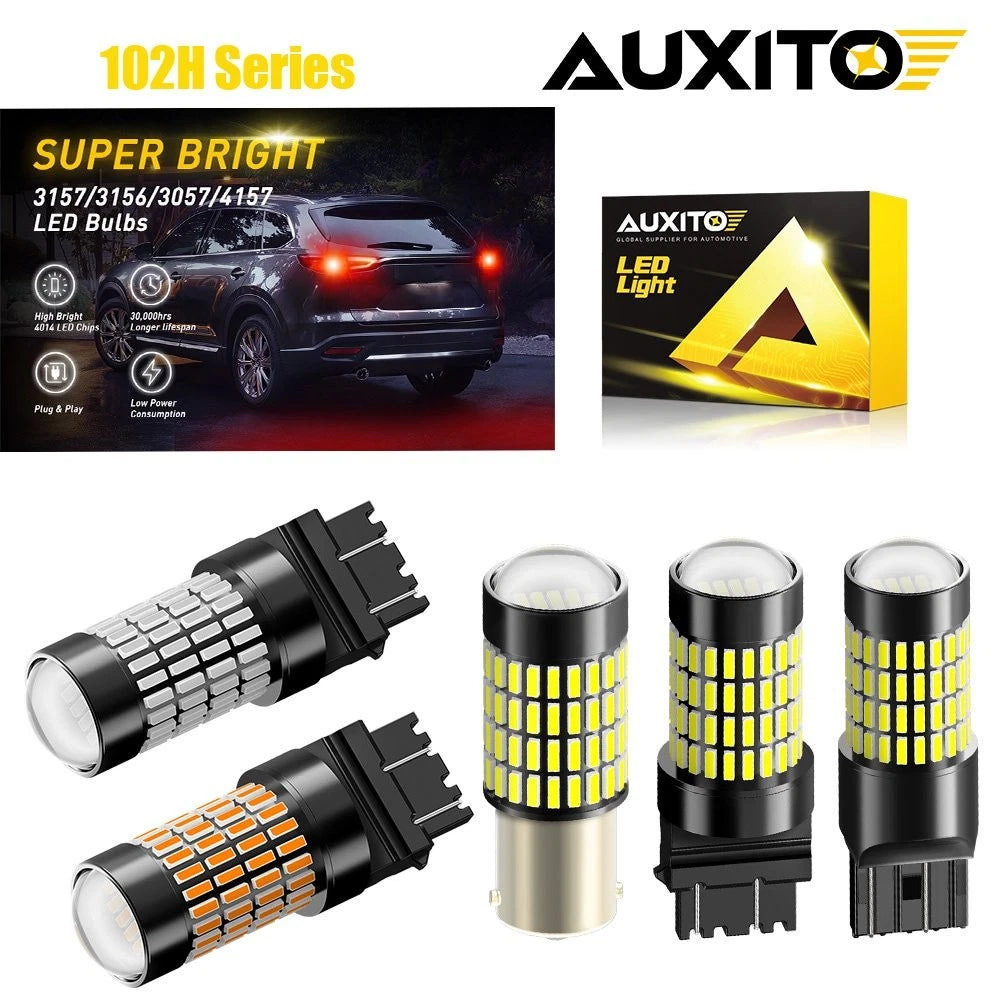 2X AUXITO 3156 3157 LED Turn Signal Light Bulbs for Various Vehicles