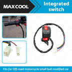 7 Wire Kill Switch Button Housing for 110cc 125cc PIT Quad Dirt Bike ATV