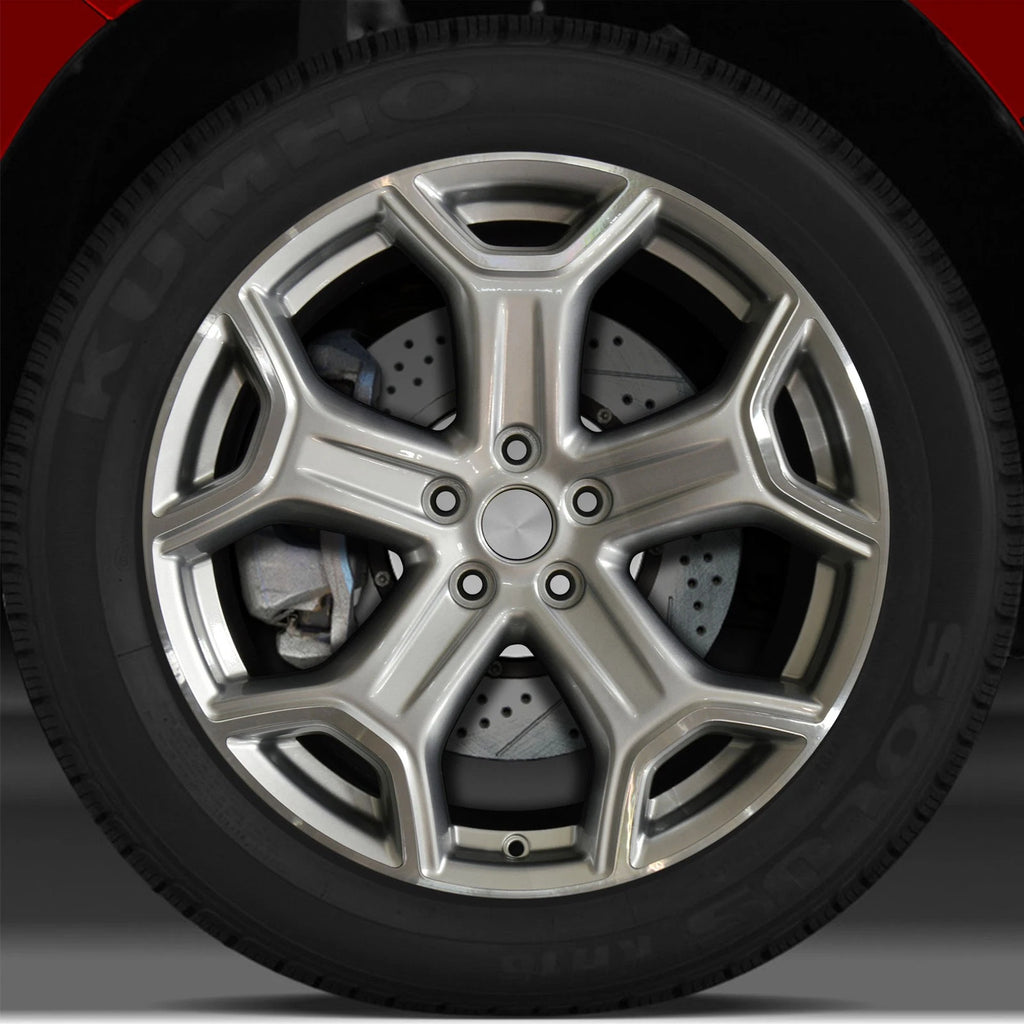 19x8 Factory Wheel (Hyper Medium Silver Machined Bright) for Ford Escape
