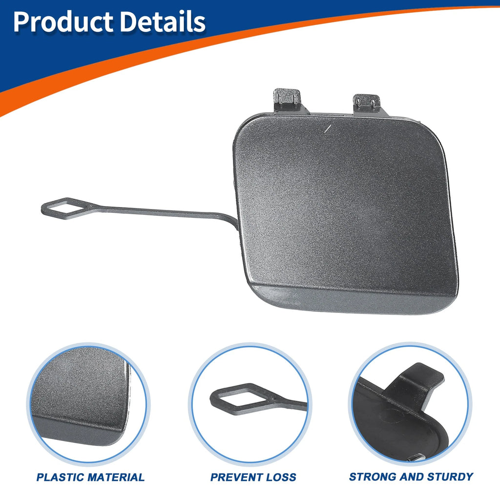 Tow Hook Cover for Mercedes-Benz GLA X156 (2014–2020) No.A1568854922 Gray