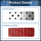 Footrest Pedals Cover for Subaru Forester (2003–2005) Aluminum Alloy Silver