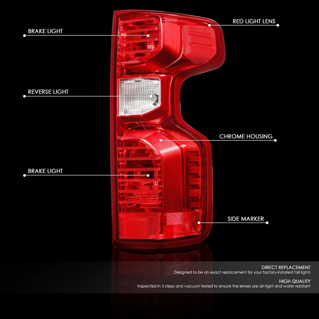 Tail Lights for Chevrolet Silverado 1500 LTD WT LT 2500HD 3500HD (2019–2024)