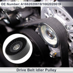 Drive Belt Idler Pulley for Mercedes-Benz A-Class (1997-2014) Black
