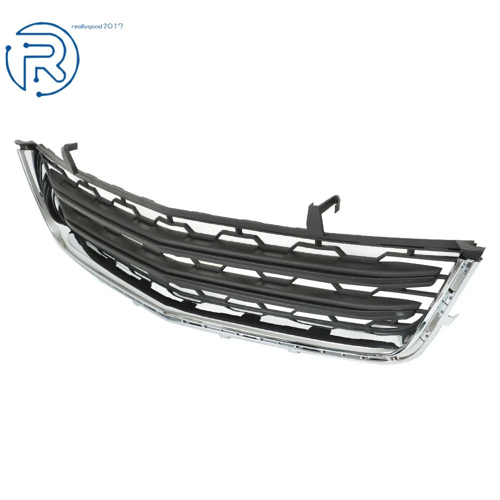 Chrome and Black Front Lower Bumper Grille for Chevrolet Traverse (2013-2017)