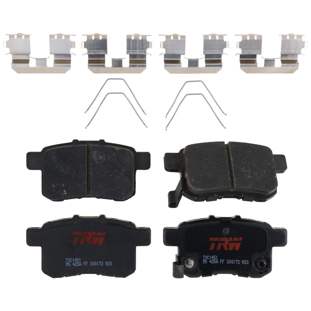 Set of 4 Disc Brake Pads for Honda Accord (2008)