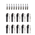 Denso 10 Double Platinum Spark Plugs & NGK Ignition Coil Boots Kit for E-350 (1992–2021)