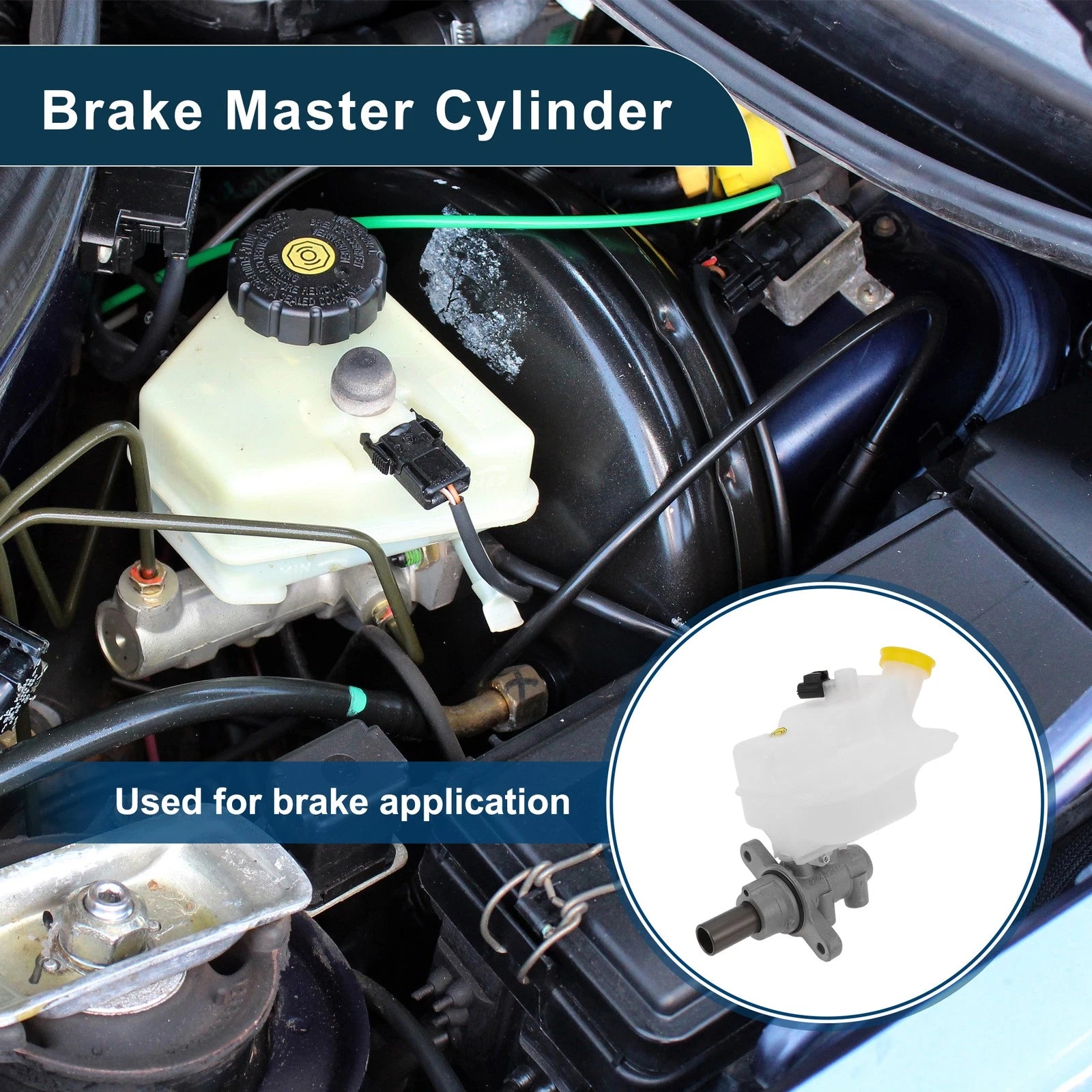 Brake Master Cylinder with Reservoir No.6C112K478AC for Ford Transit (2006–2014)
