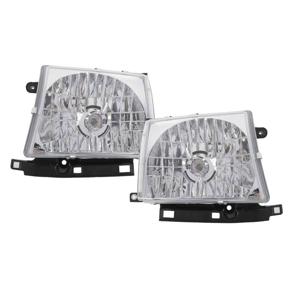 Chrome Headlight Pair with Bulb for Toyota Tacoma (1997–2000)