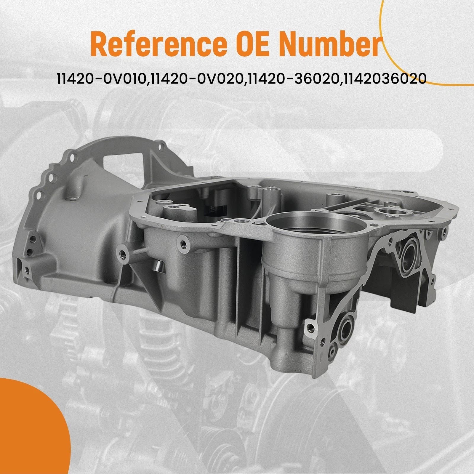 Engine Oil Pan for Toyota RAV4 2.5L L4 Gas & Hybrid (2013–2018)