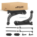 10pc Front Lower Control Arms Sway Bars Tie Rods for Ford Escape (2001–2012)