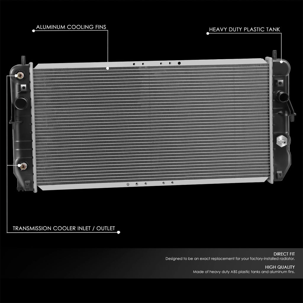 Aluminum Core Radiator for Cadillac Deville (2000) DPI 2352
