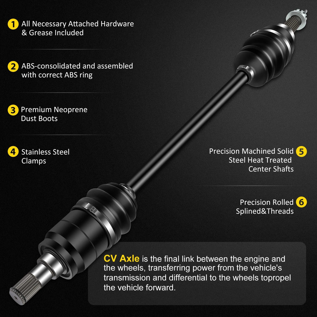 Front Left CV Axle Shaft Assembly for Honda Pioneer 700 (2014–2020)