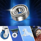10pcs 6x15x5mm Double Metal Shield Ball Bearings 696-ZZ