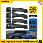 Set of 4 Door Handle Cover Trim for Dodge Ram 1500 Crew Cab (2019–2025) Matte Black