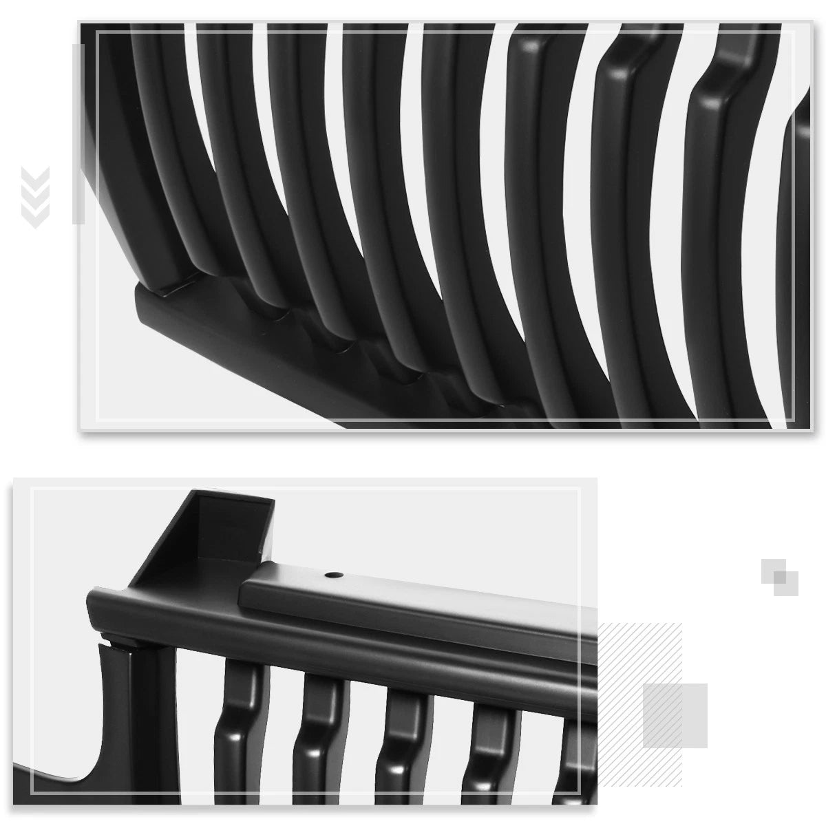 Vertical Fence Style Front Bumper Grille for Silverado 99-02, Tahoe 00-06