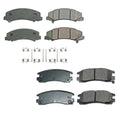 Set of 4 Akebono ProACT Ceramic Brake Pads for Buick Chevrolet FWD
