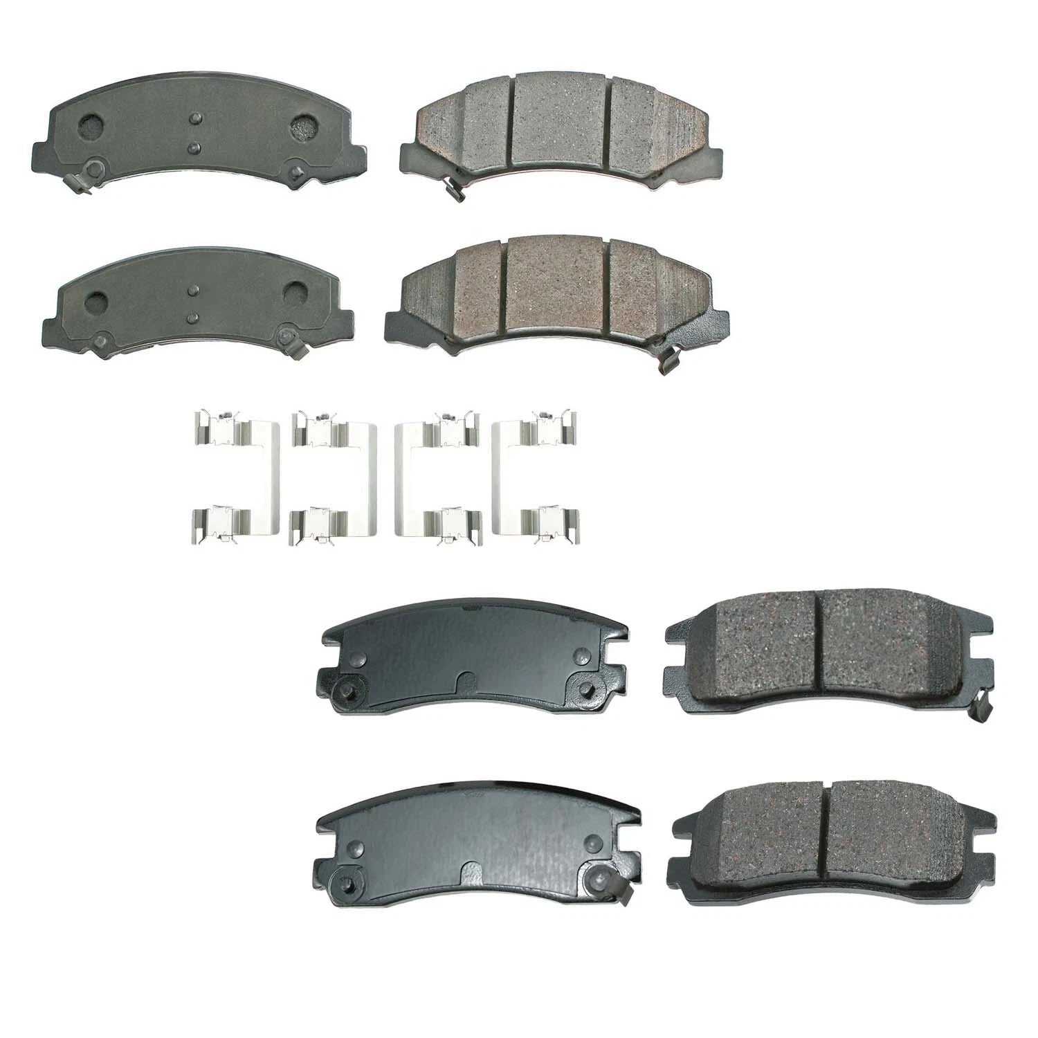 Set of 4 Akebono ProACT Ceramic Brake Pads for Buick Chevrolet FWD