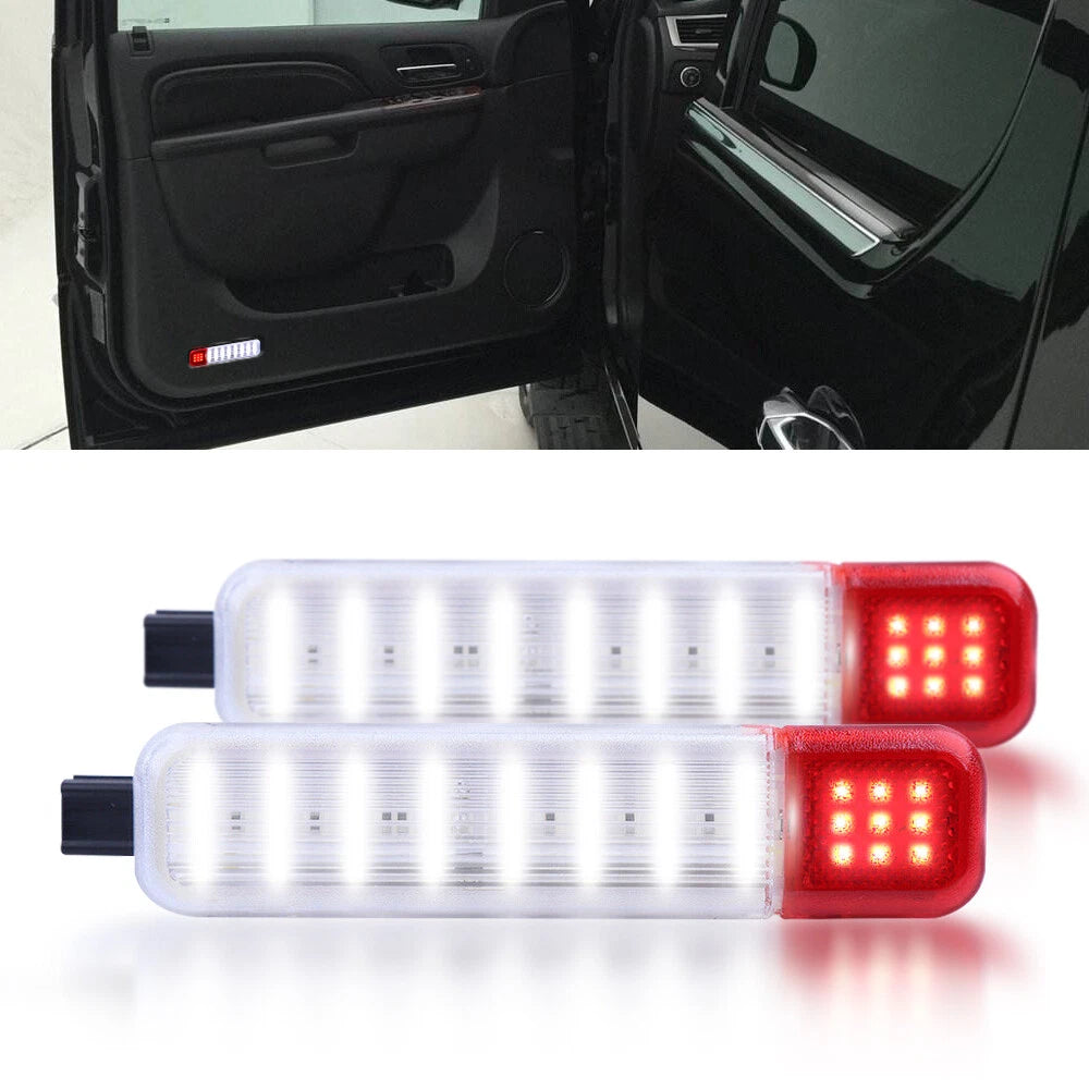 Pair LED Door Panel Courtesy Light Lamp for Chevy Silverado Sierra C/K (1995–2007)