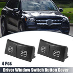 4 x Driver Window Switch Button Covers for Mercedes Benz ML GL R Class (2006-2012)