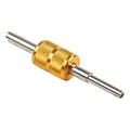 Set of 2 Brass Quick Couplers for R1234yf HVAC Charging Hoses