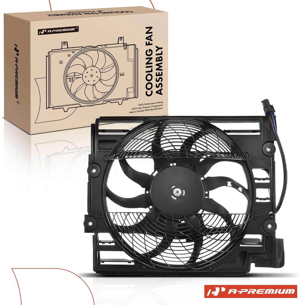 Cooling Fan Assembly with Shroud for BMW E39 525i 530i M5 (1999–2003)