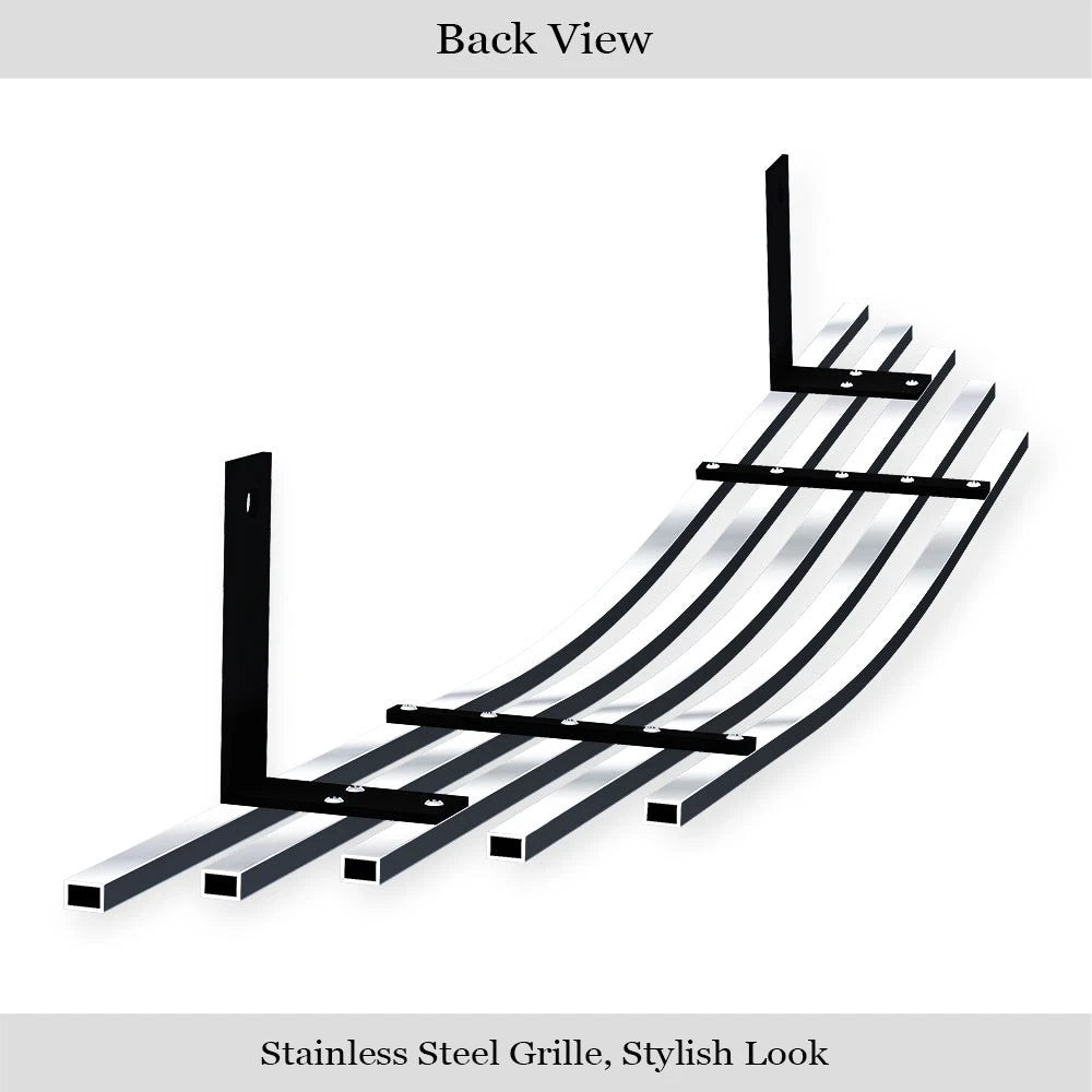 Upper Chrome Billet Grille Insert for Ford Mustang (1994-1998)