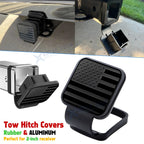 Universal Black Flag Tow Hitch Covers for Trailer Tube Plug (2020–2025)