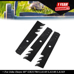 3 Mulching Blades for John Deere 48" (LA140–LA165)
